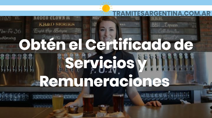 Certificado de servicios 