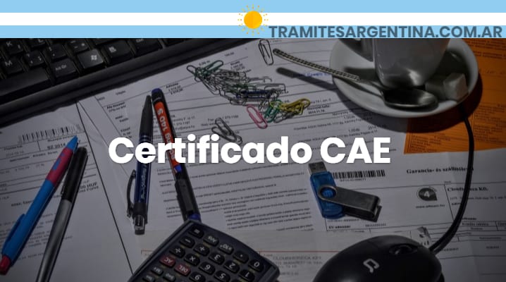 Certificado CAE 