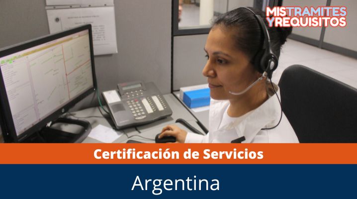 Certificado de servicios 