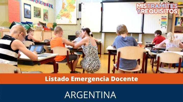 Listado emergencia Docente Argentina