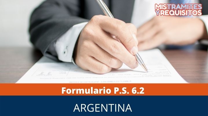 Formulario P.S 6.2 
