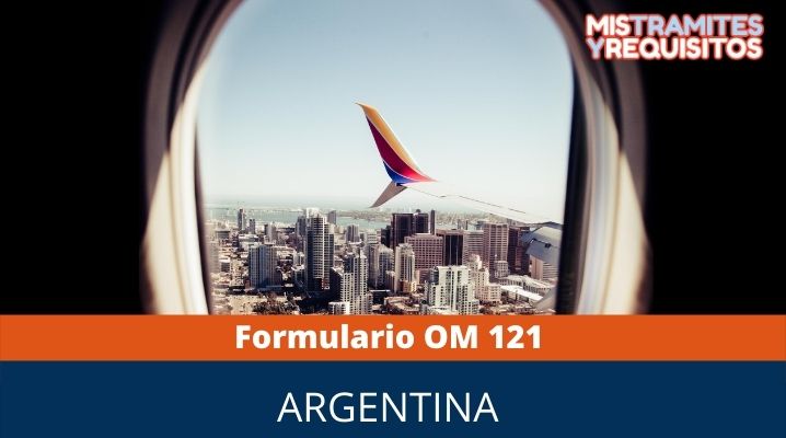 Formulario OM 121 Argentina