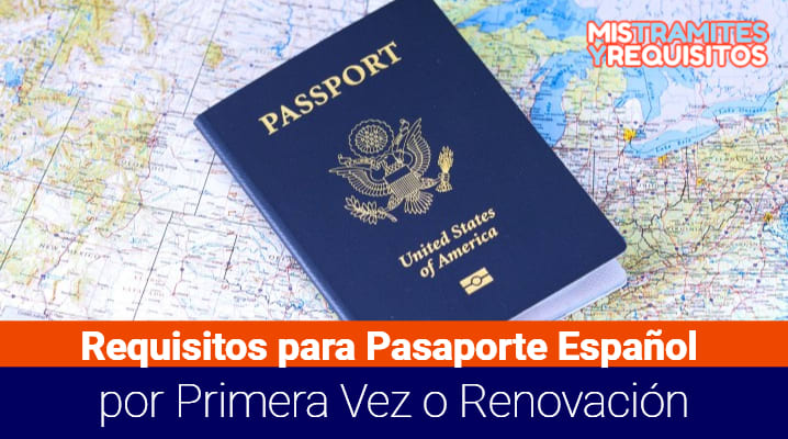 Requisitos para pasaporte español 