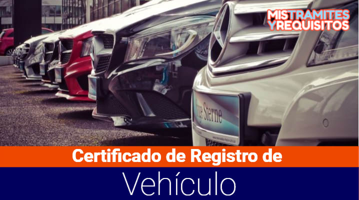 Certificado de Registro de Vehículo