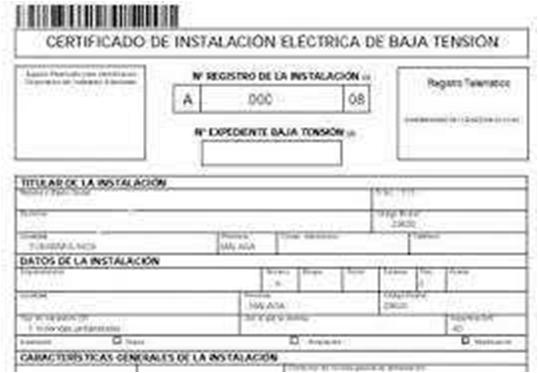 Certificado de Cualificación Individual en Baja Tensión 
