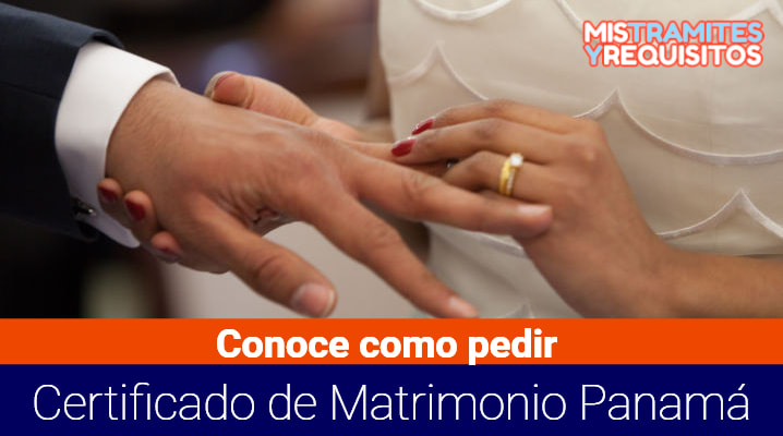 Certificado de Matrimonio Panamá 