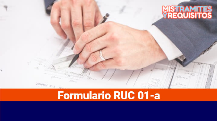 Conoce como llenar el Formulario RUC 01-a de Inscripción y actualización