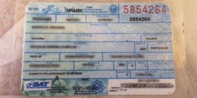 Reposición de tarjeta de circulación como persona individual | Aprende Guatemala.com