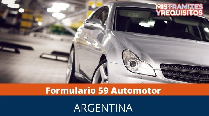 Formulario 59 Automotor Argentina